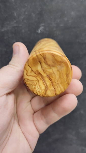 Lidded Box - Italian Olivewood