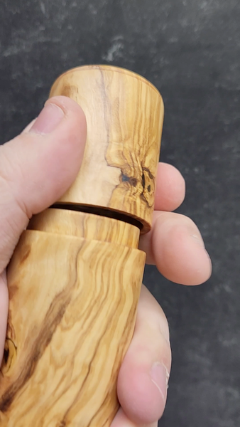 Lidded Box - Italian Olivewood