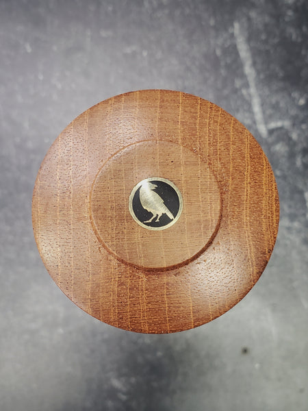 Lidded Box - Fiddle Back Mahogany Wood