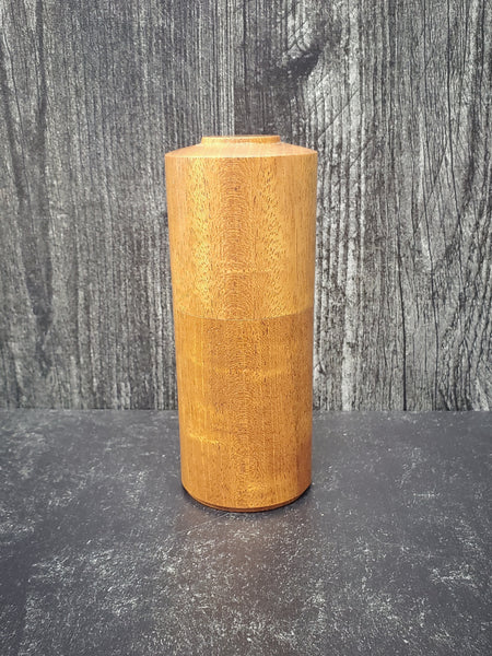 Lidded Box - Fiddle Back Mahogany Wood