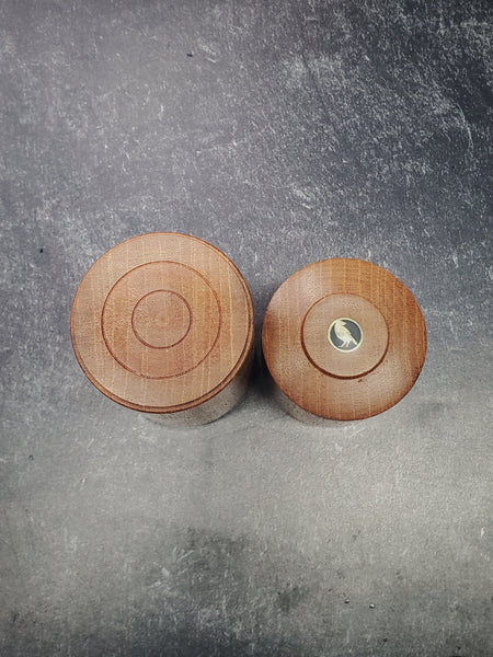 Lidded Box - Fiddle Back Mahogany Wood