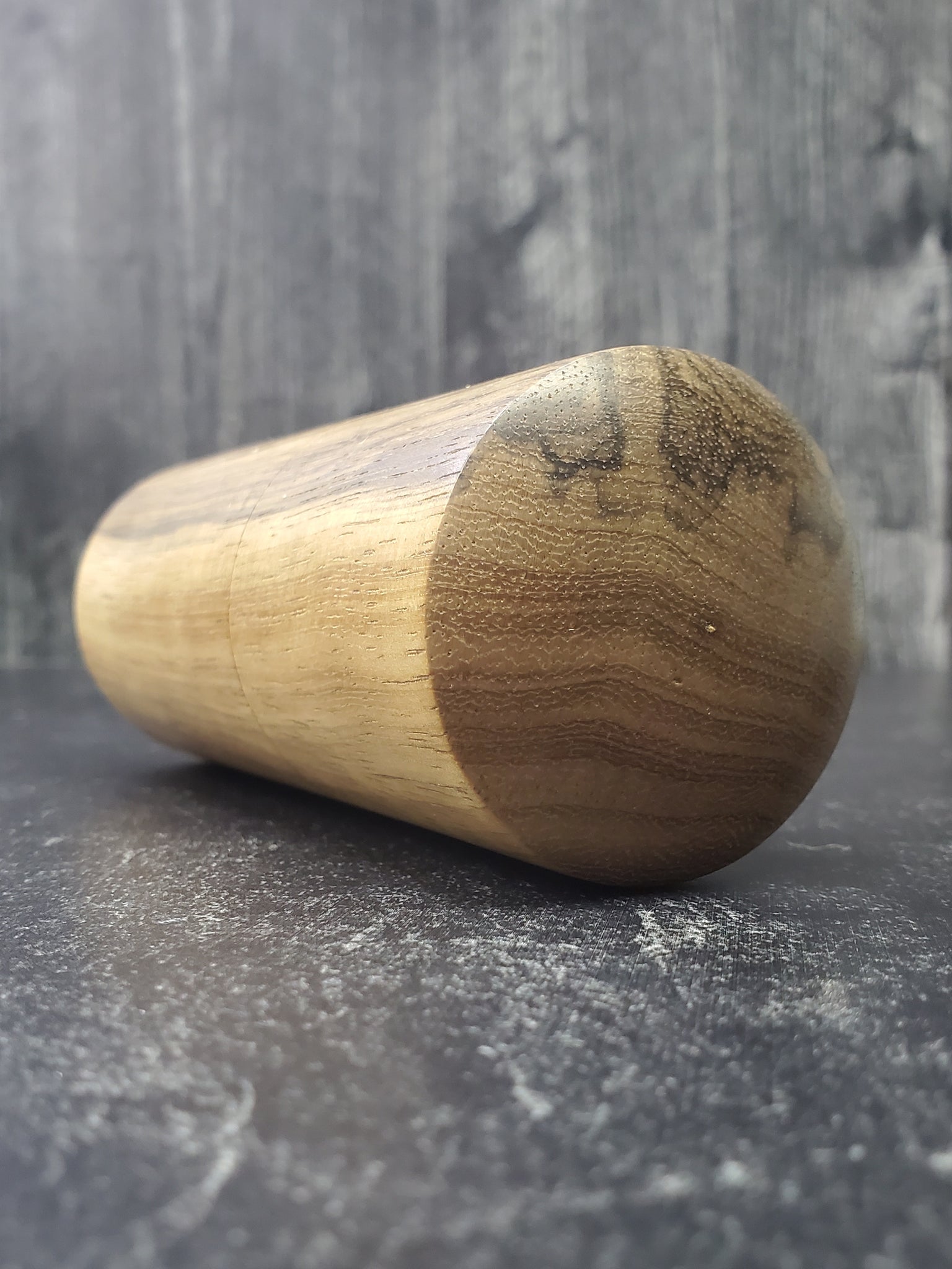 Lidded Box - Black Limba Wood