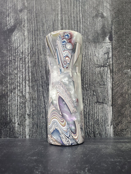 Lidded Box - Kenworth Fordite and Resin