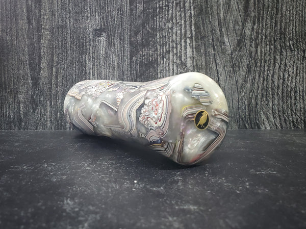 Lidded Box - Kenworth Fordite and Resin