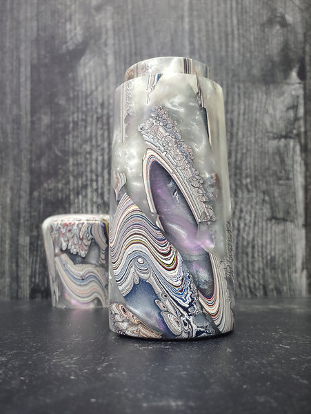 Lidded Box - Kenworth Fordite and Resin