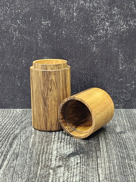 Lidded Box - Black Limba Wood