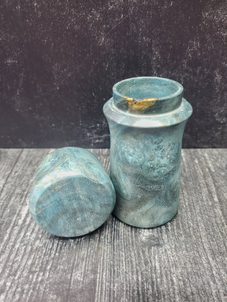Lidded Box - Poplar Burl