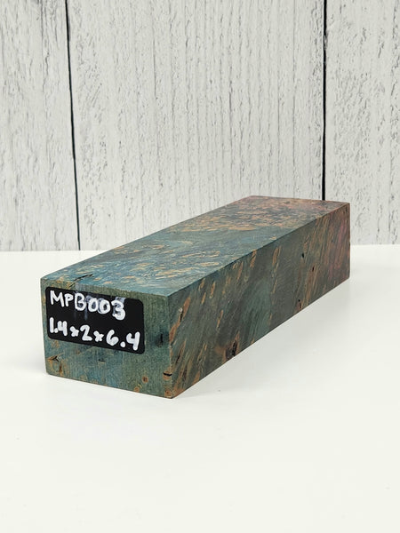 Stabilized Maple Burl Blank - MPB003