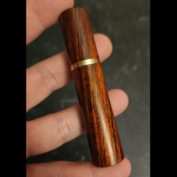 Lidded Box for Sewing Needles/Pills/Toothpicks - Desert Ironwood