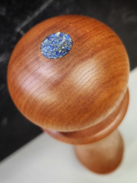 Peppermill - Cherry Wood w/Lapis Lazuli Stone Inlay