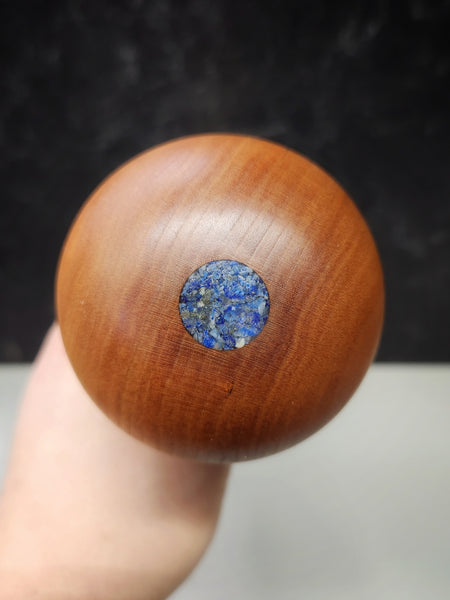 Peppermill - Cherry Wood w/Lapis Lazuli Stone Inlay