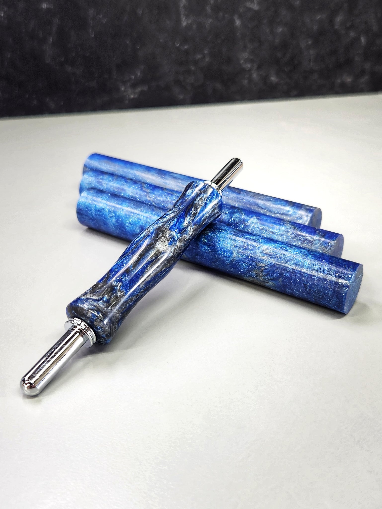 Seam Ripper - Double Ended - "Blue Steel" Resin Handle