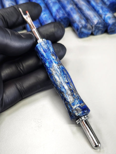 Seam Ripper - Double Ended - "Blue Steel" Resin Handle