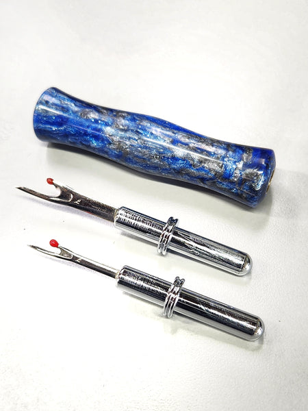 Seam Ripper - Double Ended - "Blue Steel" Resin Handle