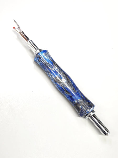 Seam Ripper - Double Ended - "Blue Steel" Resin Handle