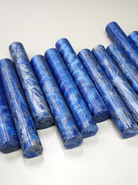 "Blue Steel" Theme - Artisan Turning Blanks - Pen Blanks - Resin Rods