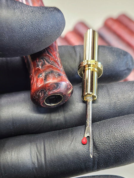 Seam Ripper - Double Ended - "Crimson Edge" Resin Handle