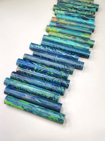 "90's Kid" Theme - Artisan Turning Blanks - Pen Blanks - Resin Rods
