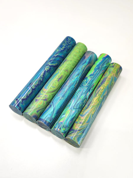 "90's Kid" Theme - Artisan Turning Blanks - Pen Blanks - Resin Rods