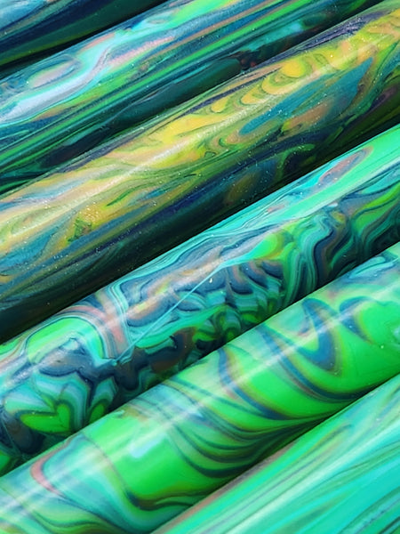 "90's Kid" Theme - Artisan Turning Blanks - Pen Blanks - Resin Rods