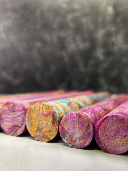 "Coastal Ember" Theme - Artisan Turning Blanks - Pen Blanks - Resin Rods