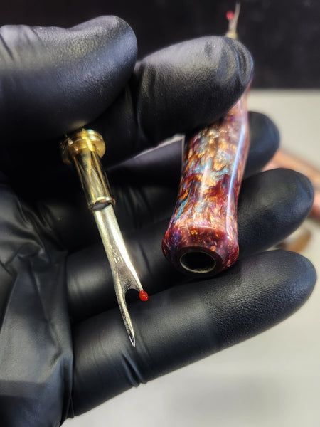 Seam Ripper - Double Ended - "Coastal Ember" Resin Handle