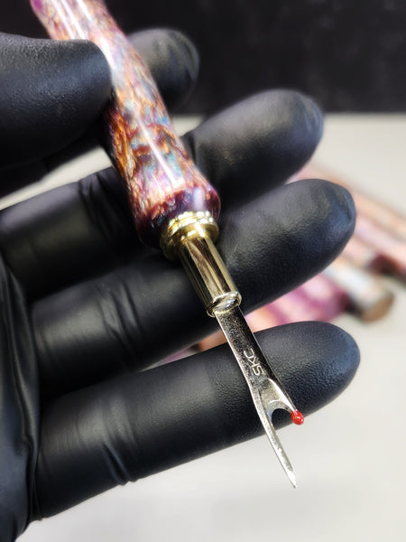 Seam Ripper - Double Ended - "Coastal Ember" Resin Handle