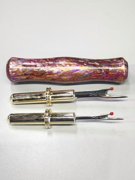Seam Ripper - Double Ended - "Coastal Ember" Resin Handle