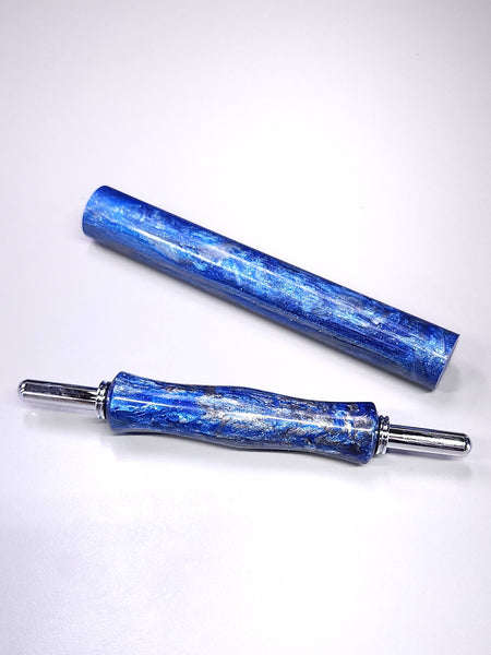 "Blue Steel" Theme - Artisan Turning Blanks - Pen Blanks - Resin Rods